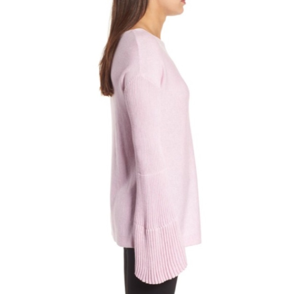 Vince Camuto Ribbed Bell Long Sleeve Pullover Sweater - Picture 2 of 11